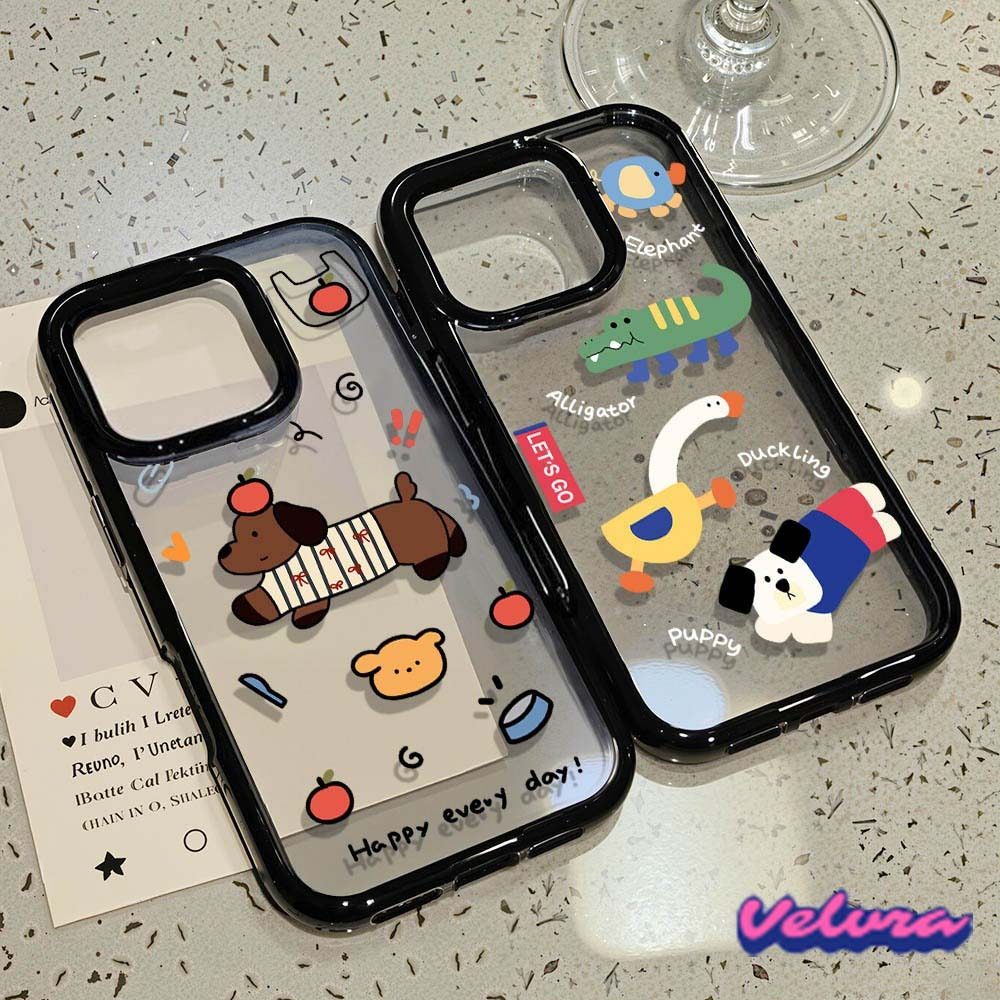 เคสโทรศัพท์ สำหรับ iPhone 17 11 15 16 pro max Case iPhone 11 12 17 pro max 15 14 pro max อะคริลิค 2 in 1 ดอกไม้ สัตว์