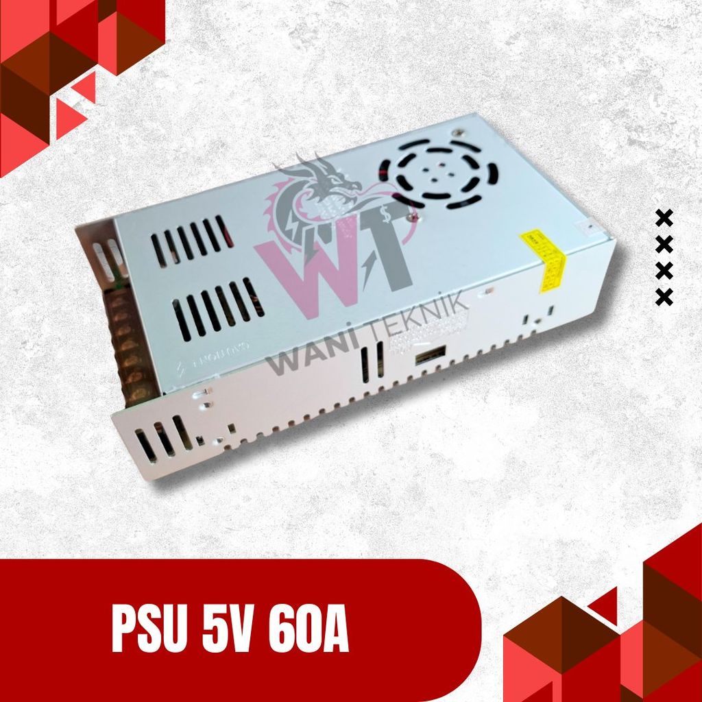 SMPS 5V 60A 300 วัตต์ตัวเลือกอินพุต 110V 220V เอาต์พุต 5V 60A DC สําหรับ HUB จอแสดงผล LED