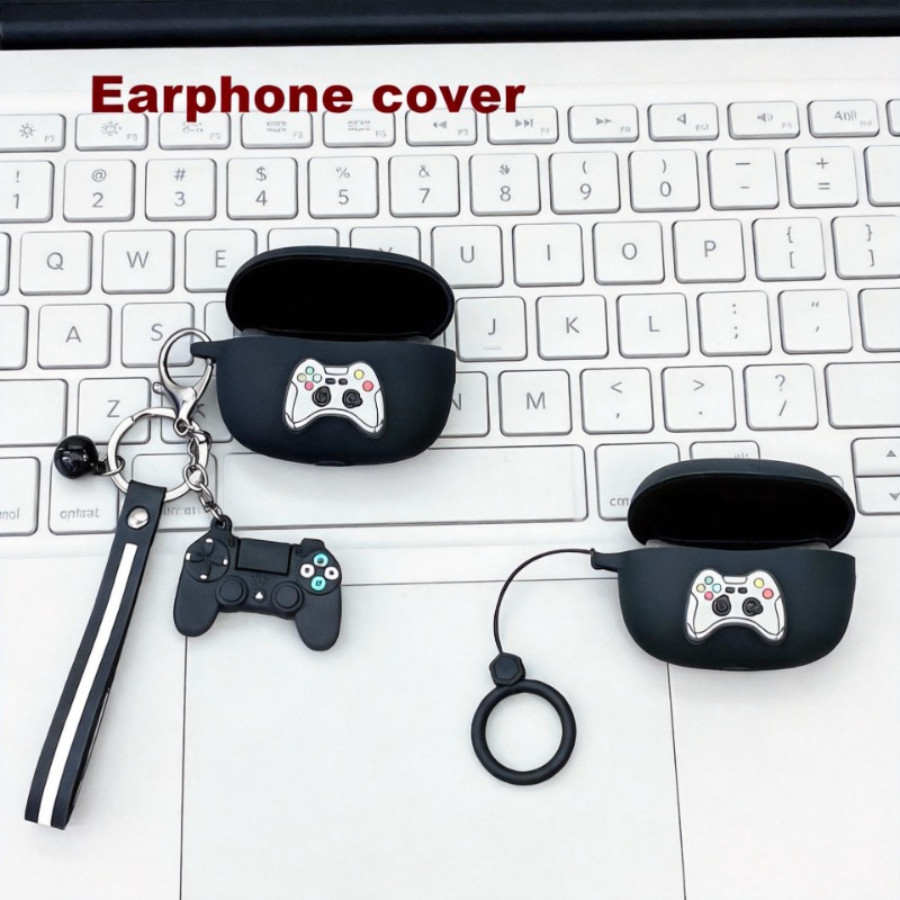 ฝาครอบการ์ตูนสําหรับ Beats Studio /Solo Buds Case พร้อม keychian เคสหูฟังซิลิโคนสําหรับ Beats Solo B