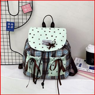 กระเป๋าเป้สะพายหลังสำหรับผู้หญิง ดีไซน์น่ารักพร้อมโบว์ ทำจาก…