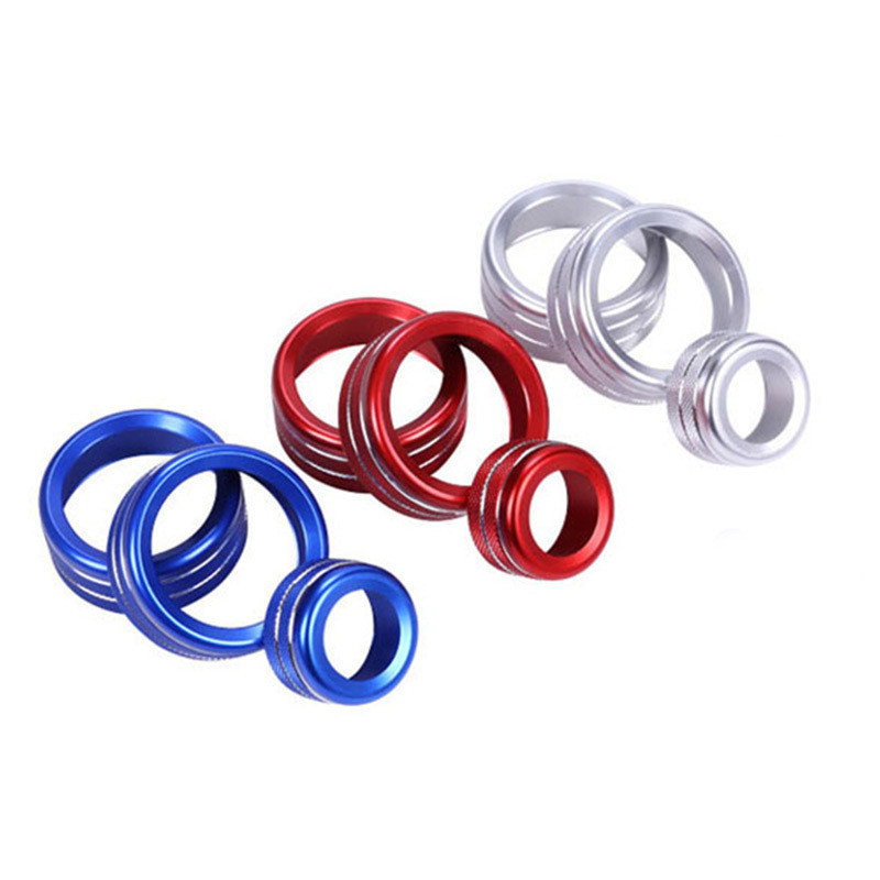 เหมาะสําหรับ BMW l Horse X1 GT 1234 Series การกําหนดค่าสูงเครื่องปรับอากาศปุ่มเสียงแหวนตกแต่งดัดแปลง