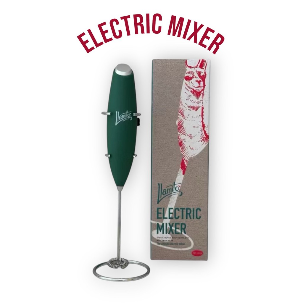 Llamito Electric Mixer เครื่องตีฟองนม เครื่องผสมผง Superfood