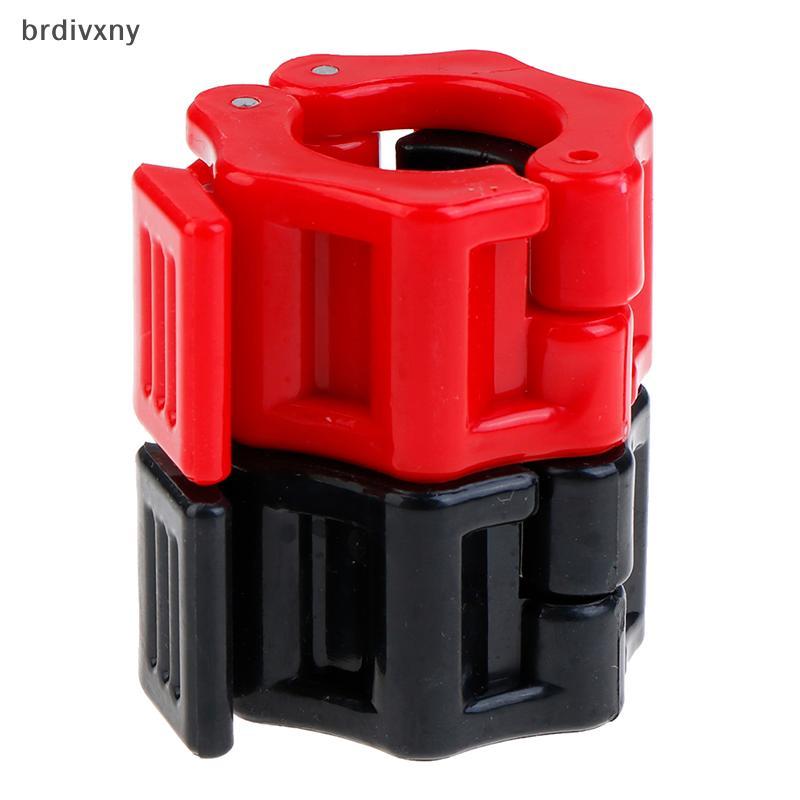Brdivxny ที่หนีบดัมเบลบาร์เบล25มม. ปลอกคอล็อคหัวเข็มขัดอุปกรณ์ออกกำลังกาย
