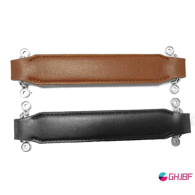 GHJBF] Vintage Style Leather Turtle Amplifier Handle With Screws, Used For Guitar Amplifier, Speaker