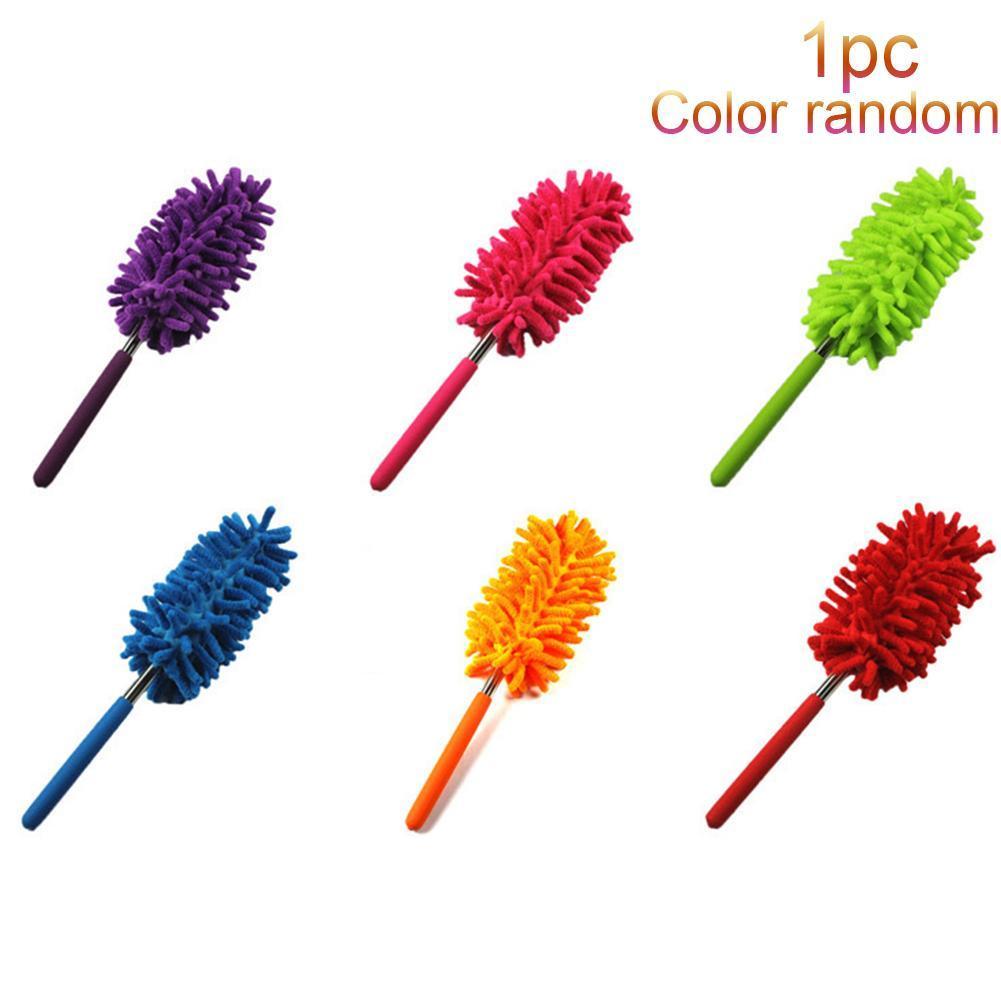 ขยาย Magic ทําความสะอาด Feather แปรง Telescopic Feather Home Duster Handle ล้างทําความสะอาดได้ U6u4