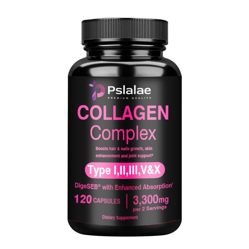 Pslalae Collagen Complex with Hydrolyzed Bovine Hide Collagen Peptides, Hydrolyzed Fish Collagen Pep