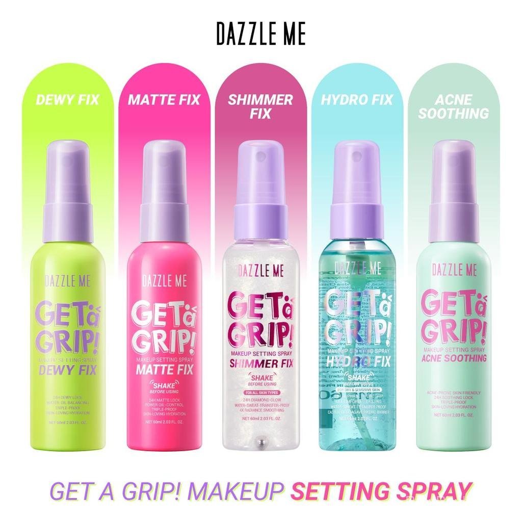 【PoutPhuket Mall】DAZZLE ME Get a Grip! Makeup Setting Spray สเปรย์ล็อคเมคอัพ ควบคุมความมัน ติดทนนาน