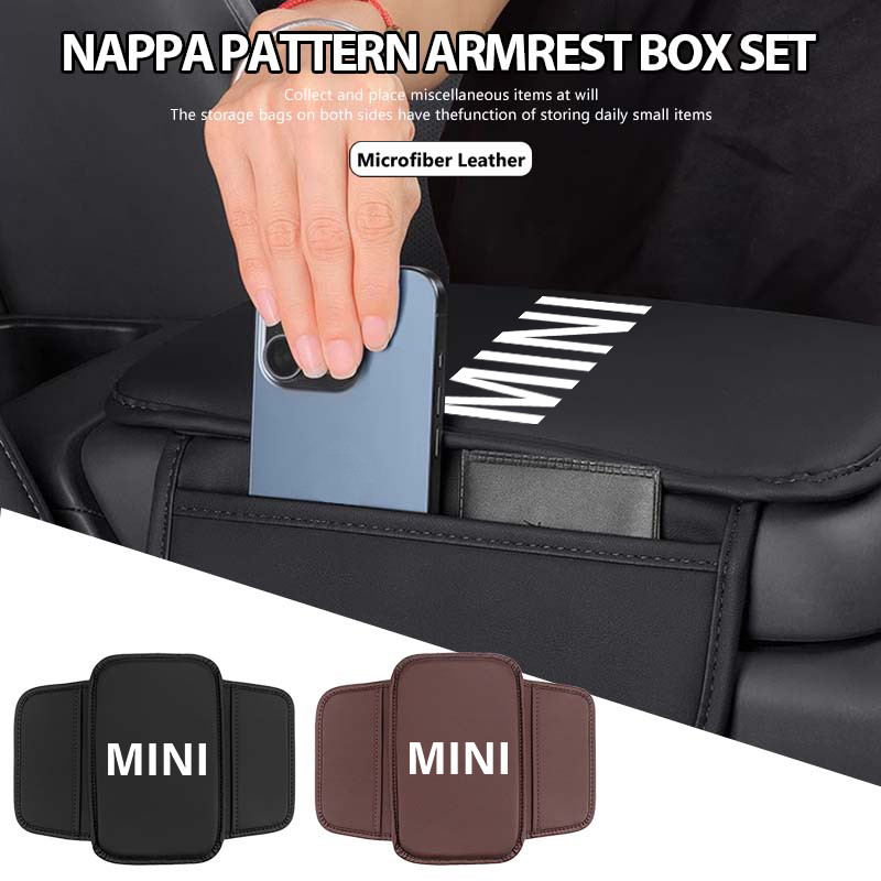 คอนโซลกลางรถคอนโซล Pad สําหรับ MINI Cooper R55 R56 R60 R61 Countryman Clubman Aceman JCW