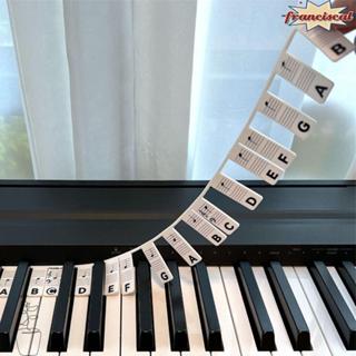 FRANCISCAL เปียโนคีย์บอร์ดหมายเหตุป้าย Score แบบพกพาจอแสดงผล…