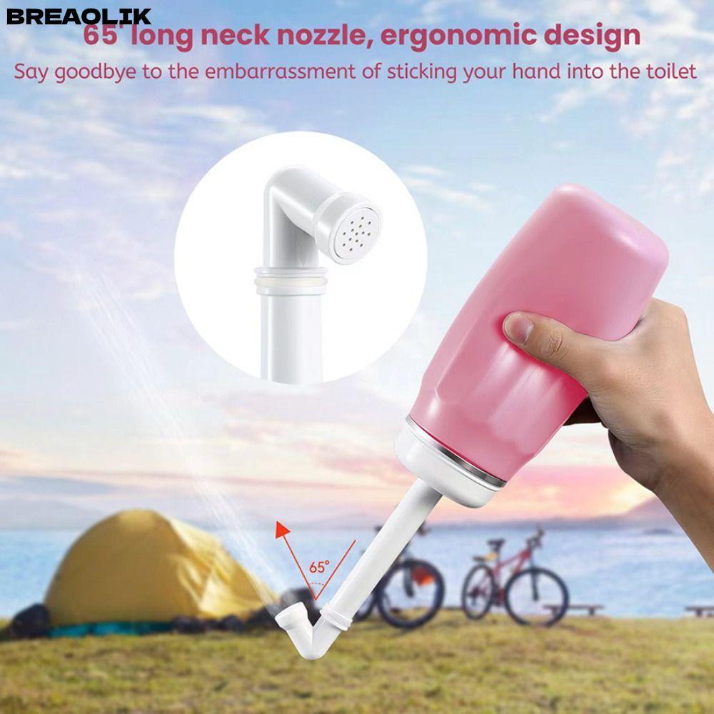 BREAOLIC Travel Bidet,ทําความสะอาด Artifact พับแบบพกพา Bidet,แบบพกพาขนาดใหญ่ความจุ 400ml Leak-Proof 