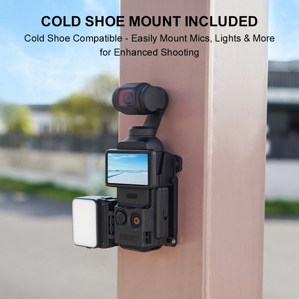 ที่ยึดคลิปที่ยึดกล้องฐานแม่เหล็กแบบปรับได้สําหรับ DJI OSMO POCKET 3