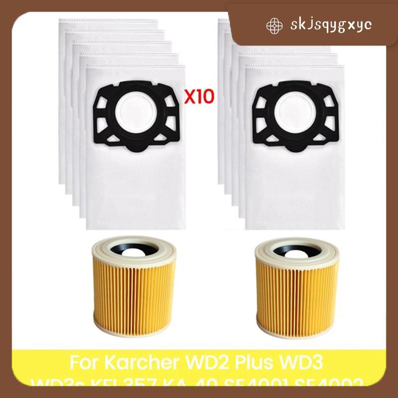 skjsqygxycCleaner สําหรับ WD2 Plus WD3 WD3s KFI 357 SE4001 SE4002 KA 40 เปลี่ยนถุงสูญญากาศกรอง 2.863