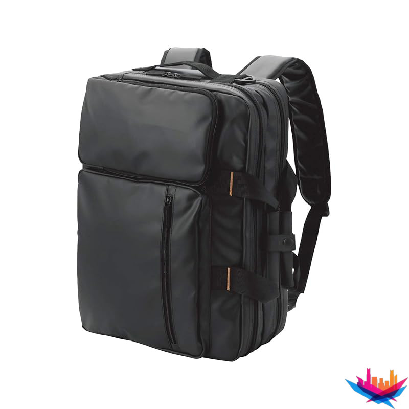 Elecom 3-Way Business Bag (Backpack, Handheld, Shoulder) Dual Compartment, 15.6 inch PC Compatible, 