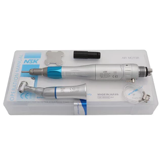 CODEx203c Dental Low Speed NSK Handpiece Mobile Straight Nose Wind Turbine Corner Air Engine 2 / 4 หลุม