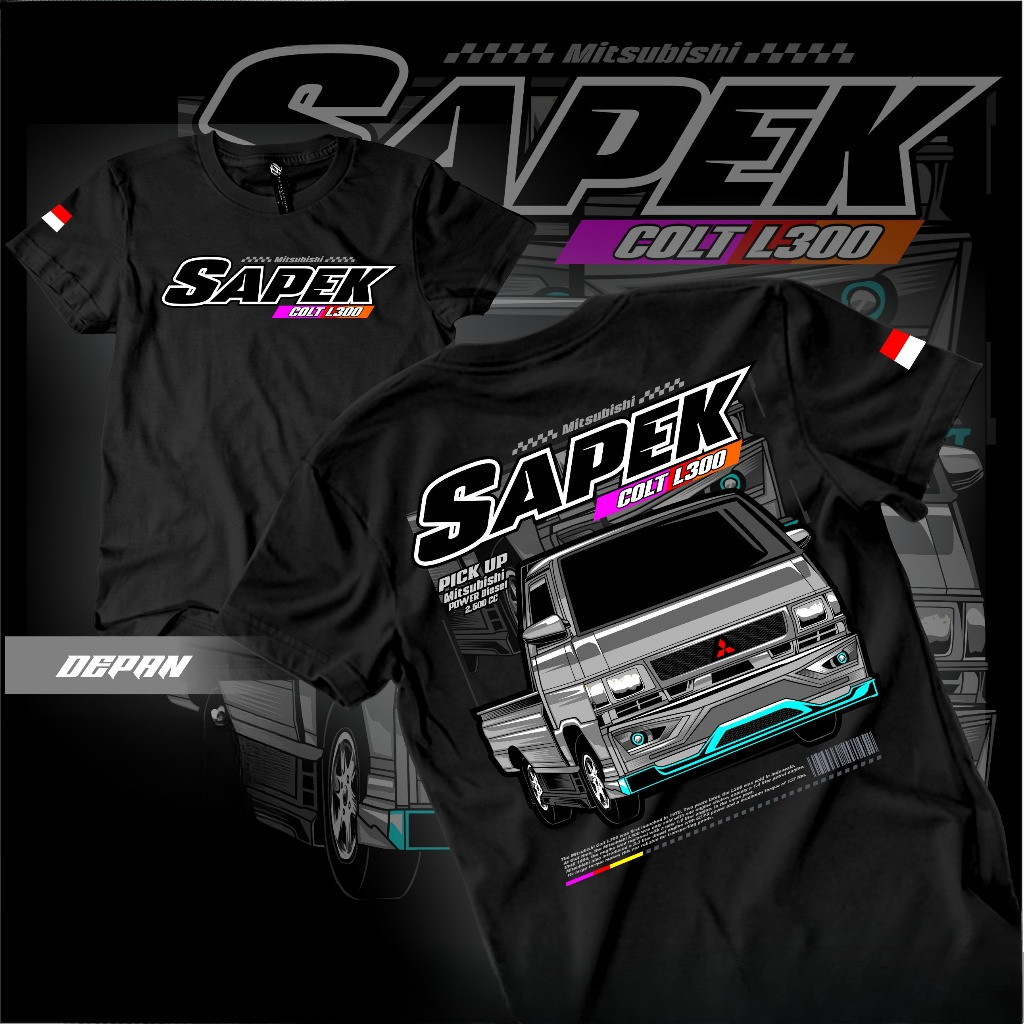 เสื้อยืด "L300 PICUP" DRIVER SHIRT | เสื้อยืด VIRAL MENS "SAPEK"