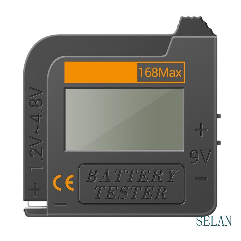 SEL Charge Checkered 168Max Digital Test สําหรับ 3A 18650 6F22 9V CR2032