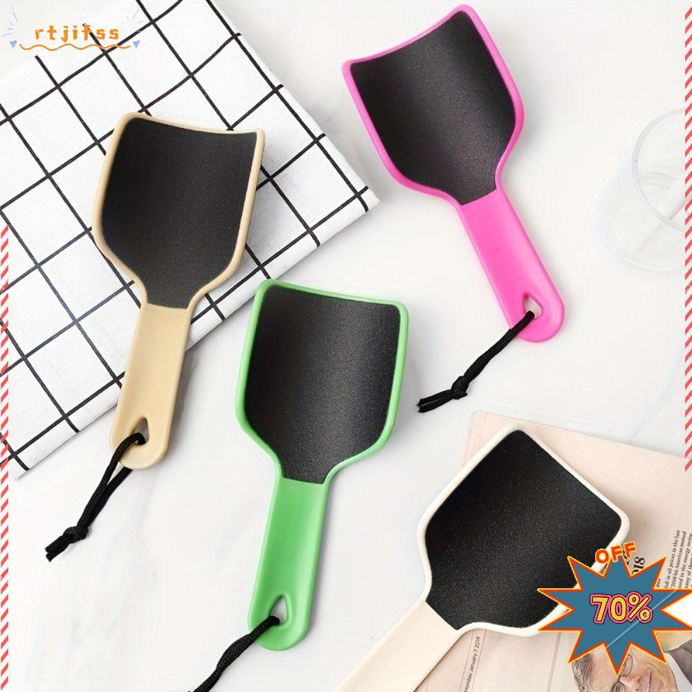 RTJIFS99 ไฟล์เท้าโค้ง, สองด้านแบบพกพา Dead Skin Callus Remover, Colossal Foot Rasp พลาสติกกรวด Exfol