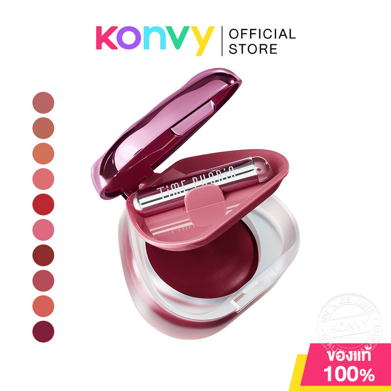 Time Phoria Orbita Lip And Cheek Blurring Pot 4g ไทม์ฟอเรีย ลิปแอนด์ชีค