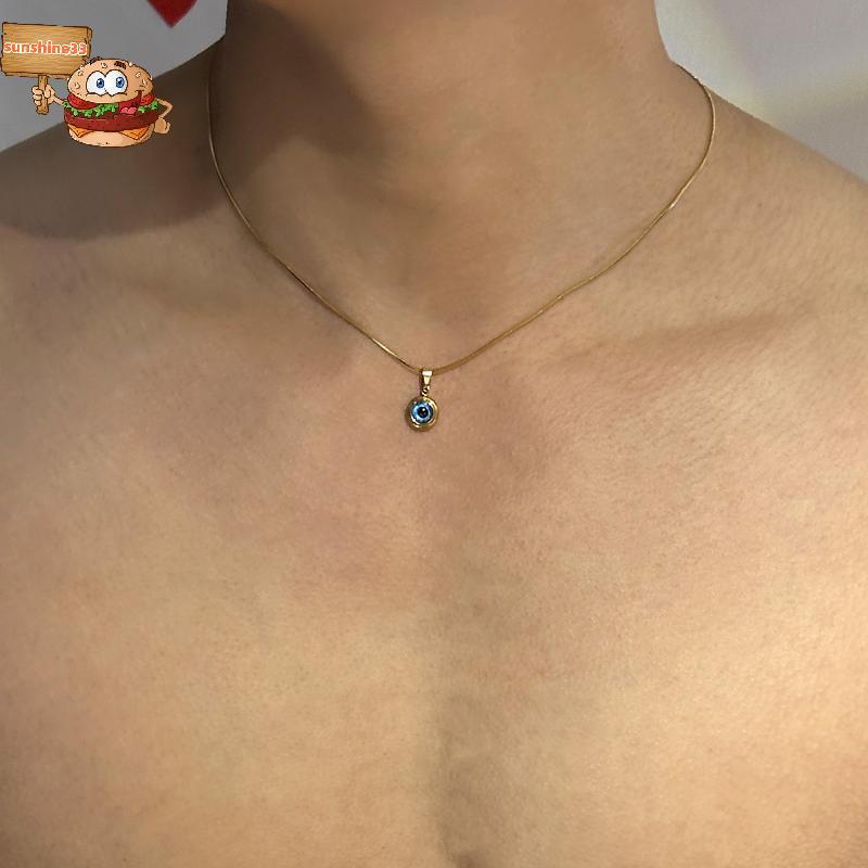 Sun Angel Eyes Clavicle Chain Evil Eye Nelace สําหรับชายผู้หญิง Evil Eye Choker แฟชั่นเครื่องประดับ 
