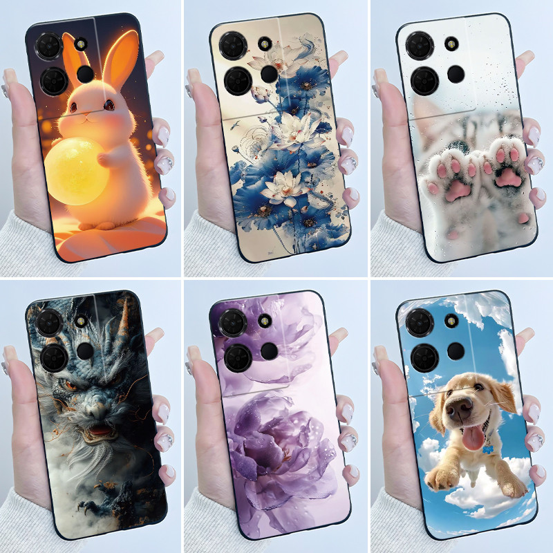 ปลอกสําหรับ TCL 503 T442M T442A เคสโทรศัพท์ความงามหรูหราน่ารัก Cool ชายหญิงซิลิโคนนุ่มป้องกันปกหลังส