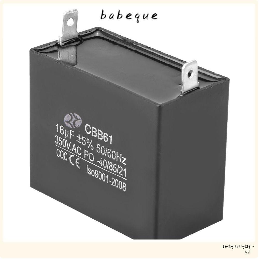 ตัวเก็บประจุเครื่องกําเนิดไฟฟ้า BABEQUE, ตัวเก็บประจุ 50/60Hz 350V AC CBB61, ส่วนประกอบไฟฟ้า CBB61 -