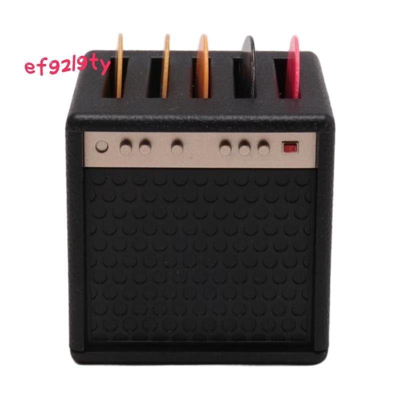 Mini Guitar Pick Holder with 5 Picks Guitar Amp Picks Display Case,Perfect Gifts for Guitar Entersit