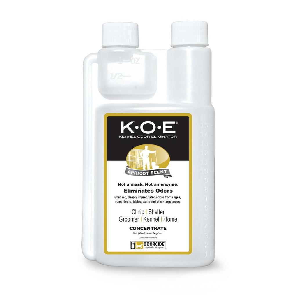 KOE16oz สูตรเข้มข้น Dog House Deodorant-สูตร Non-Enzyme KOE แอปริคอท เฟรช ออริจินัล 16oz.