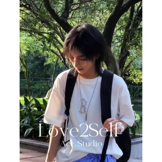 Love2selfX145 Minimalist Vertical Bar จี้สร้อยคอ Non-Fading Hip Hop จี้กันน้ําสแตนเลส Chain Choker Unisex สําหรับผู้ชายและผู้หญิง 60 ซม.