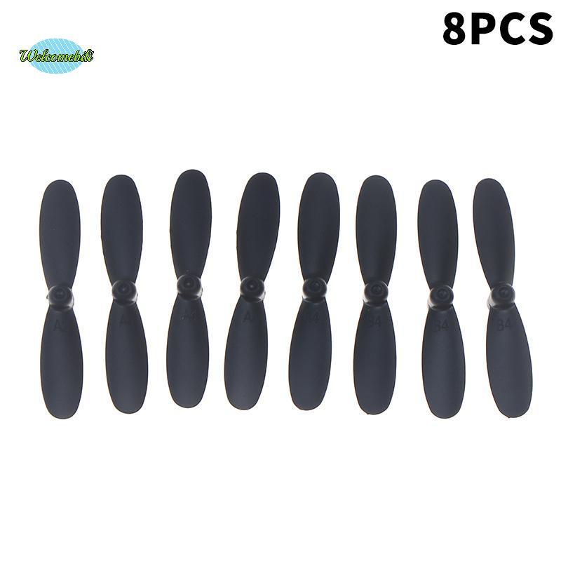 [WLB-t] 8PCS 42mm Props สําหรับ 4D RC อะไหล่ V8 Mini ของเล่น R/C Mini Quadcopter ใบพัดชุดใหม่