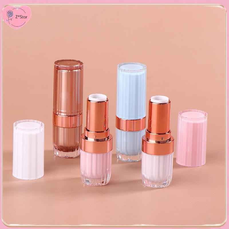 Z*Star 3.6g Round Bule Lipsti Tube Empty Lip Balm Tubes Lip Gloss Travel Makeup Paaging Sample Tubes