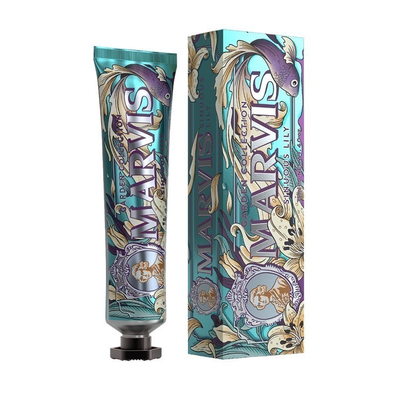 Marvis Mint Toothpaste mavis whitening Sinuous Lily 75ml ซีรีส์สวน รุ่นจำกัด ยาสีฟันมาร์วิส ซีรีส์สว