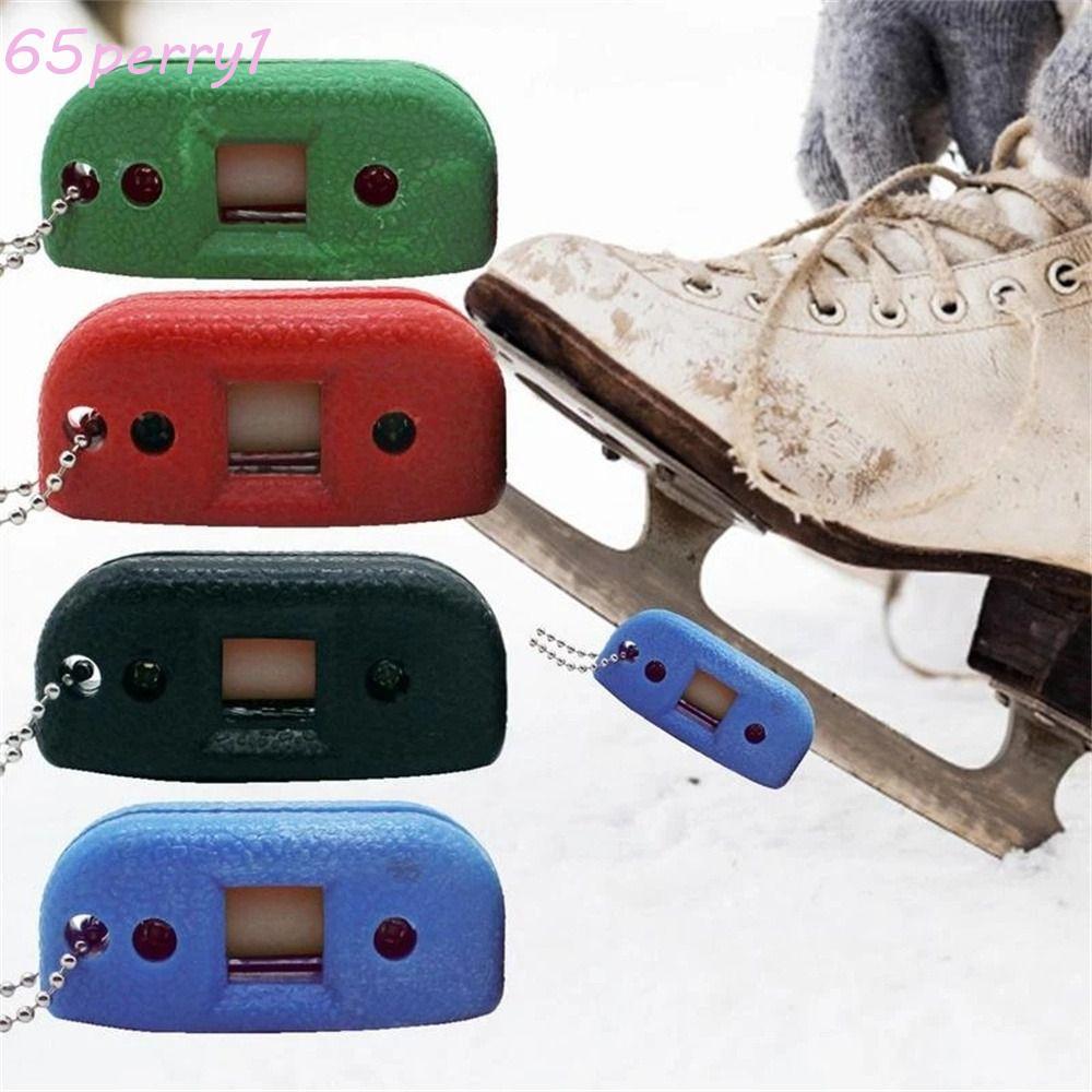 PERRY1 Ice Skate Sharpener Quick Winter Skate Sharpener แขวนแบบพกพา Ice Skate Edge Sharpener