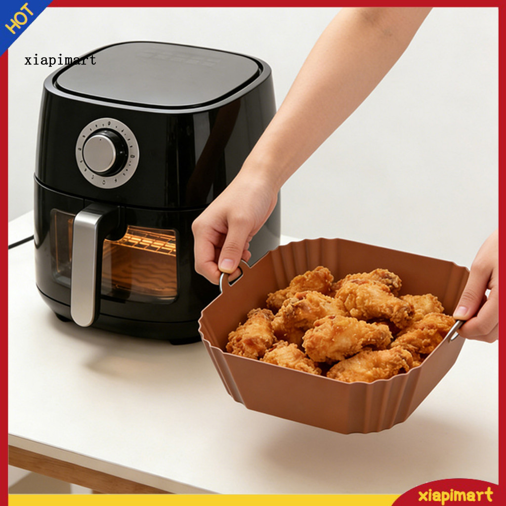 {xiapimart} Air Fryerเสื่อทําอาหารReusable Non-Stick Air Fryer Pad 2 ชิ้นNon-StickซิลิโคนAir Fryer L