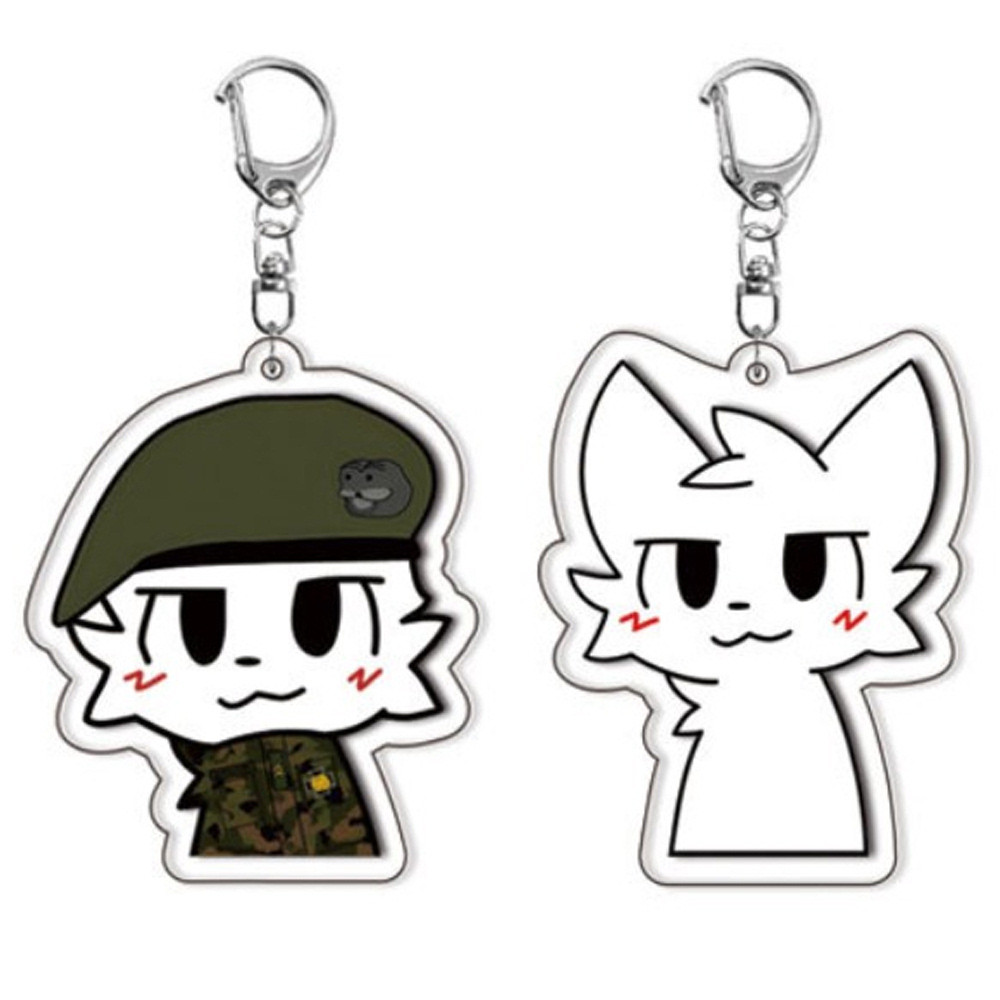 น่ารักสีดําสีขาวแมว Boys Kisser พวงกุญแจสําหรับอุปกรณ์เสริมกระเป๋า Key Chain แหวนเครื่องประดับ Gamer การ์ตูน Meme แฟนของขวัญสําหรับ