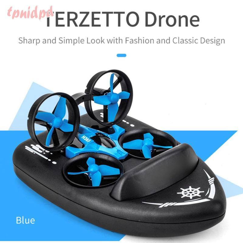 [tpnidpd] JJRC H36F RC Drone Boat Car 4CH Water/Ground/Air Mode Toy Gift Vehicle