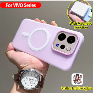 เคส Vivo V70 เคส Vivo V70 FE Case เคสแบบแม่เหล็ก สีลูกกวาด กันกระแทก โทรศัพท์ 2 in 1 ผิวด้าน เหมือนผิวหนัง ทำการ์ดเองได้ ง่ายต่อการป้องกันรอยนิ้วมือ