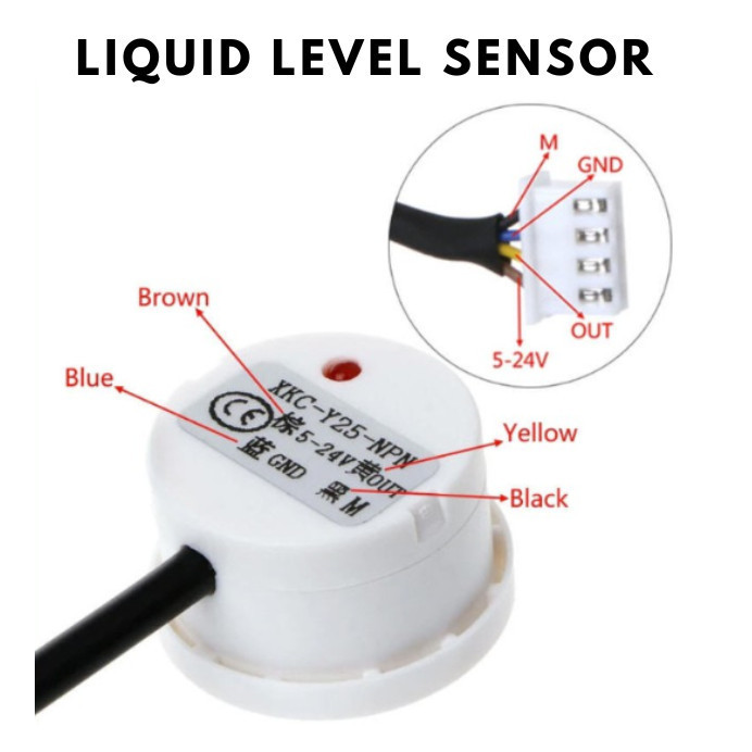 Non‐contact Liquid Level Sensor [XKC‐Y25‐V 5-24V ( Output R-Pullup VCC), XKC‐Y25‐PNP (5-12V), XKC‐Y2