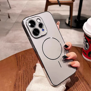 เคส Vivo V70 Case เคสแบบแม่เหล็กกันกระแทกพร้อมฟิล์มป้องกันเลนส์กล้อง เคสโทรศัพท์หรูแบบด้านแข็งพร้อมสัมผัสฝ้า ป้องกันรอยนิ้วมือ