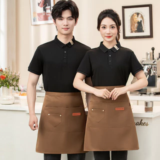 HOMELYST ผ้ากันเปื้อนครึ่งตัวสไตล์ญี่ปุ่นน่ารัก กันน้ำและกันน้ำมัน เหมาะสำหรับงานครัว รองรับน้ำหนัก 40-80 กก. ใช้ได้ทั้งชายและหญิง ระบายอากาศได้ดีและสวมใส่ง่าย