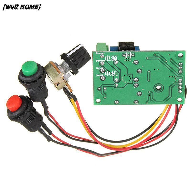 [Well HOME] Pwm Dc Motor Governor 6V12V24V Forward And Reverse Switch Motor Controller สต็อกใหม่