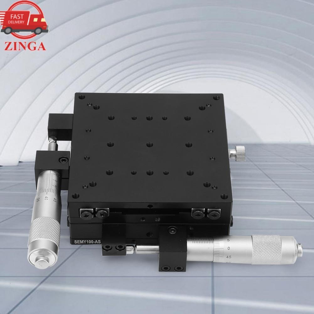 Zinga Zinga XY Linear Stage Micrometer Manual Fine-Tuning Cross Roller Precision Stages 10010040 มม.