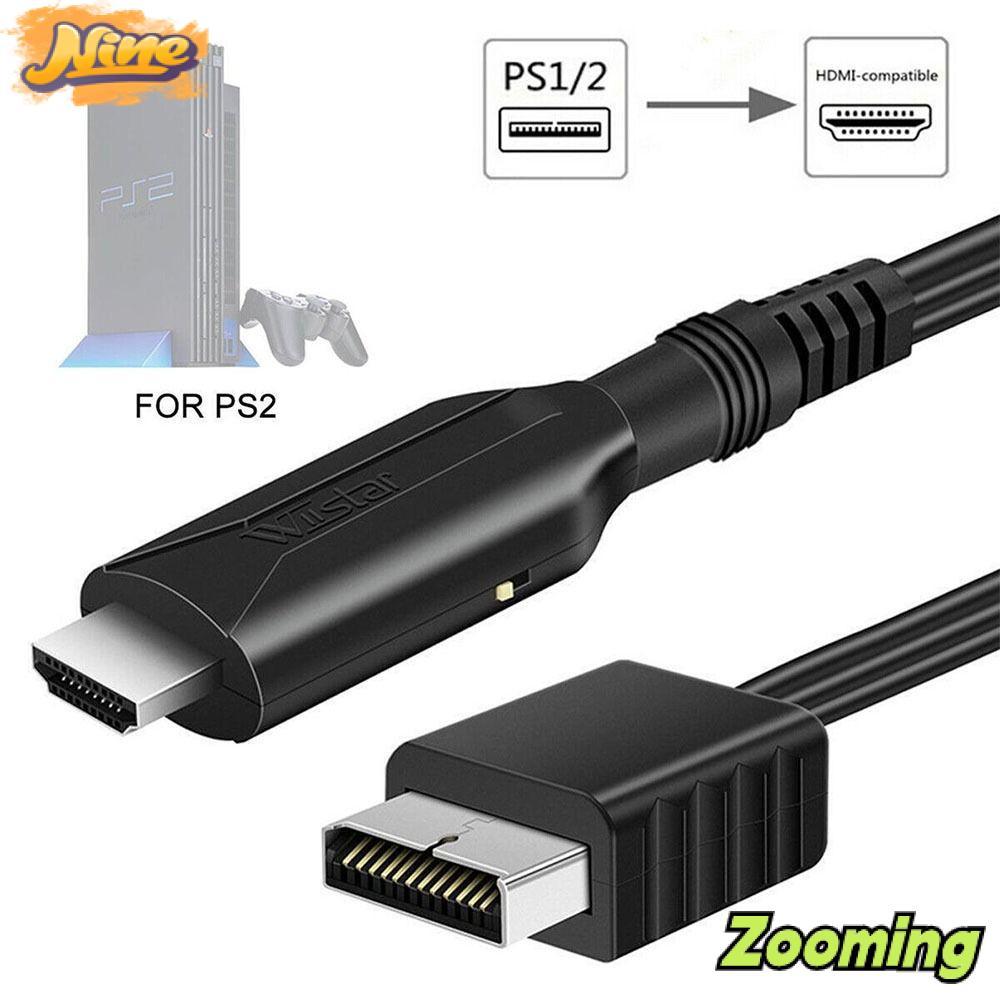 ZOOMING สายแปลงวิดีโอเสียง Full HD สาย HDMI ตัวแปลง HD PS2/PS1 ถึง HDMI