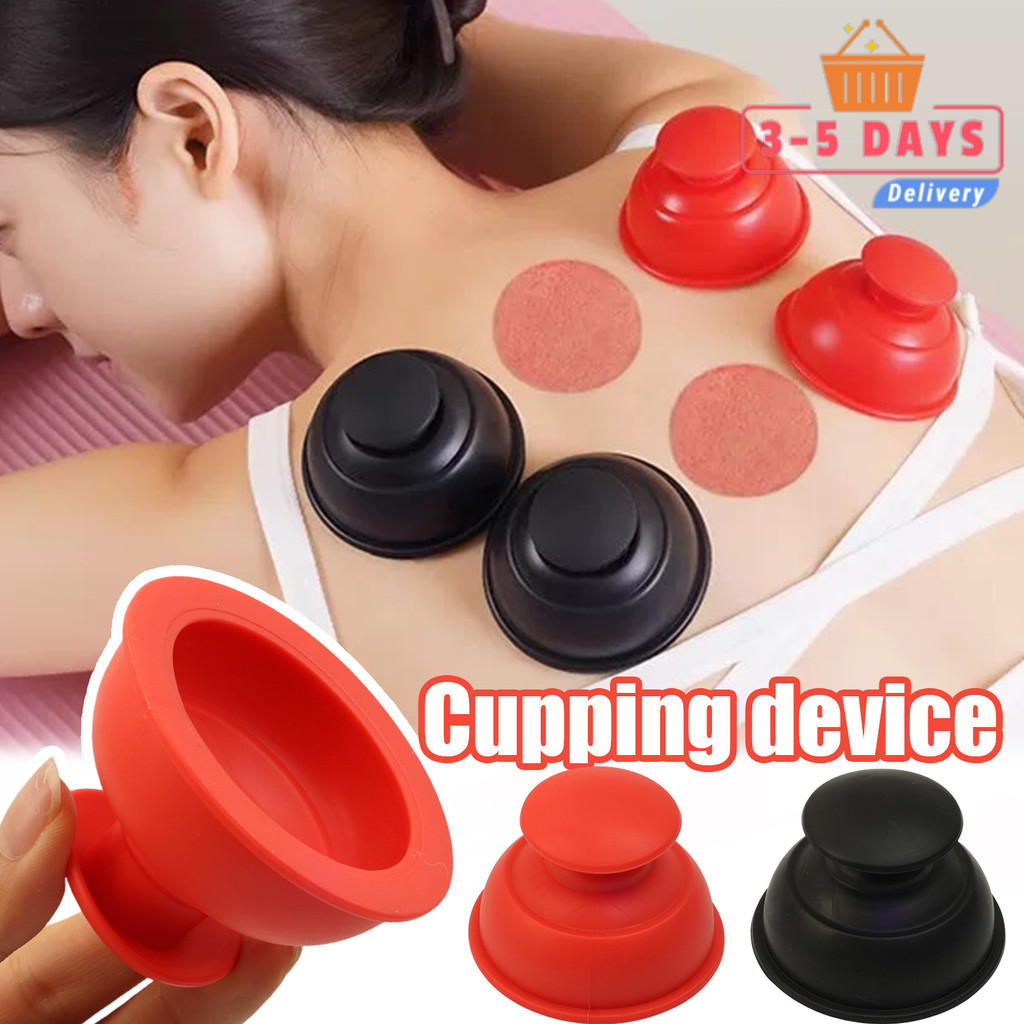 1/3/5 ชิ้นเลื่อน Cupping เครื่องมือสําหรับไหล่/คอ/หลัง, เครื่องดูดฝุ่นแบบพกพาพร้อมวัสดุ TPR, การดําเ