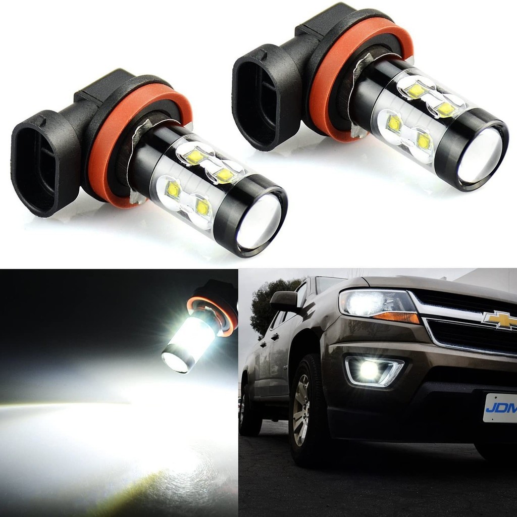 ไฟตัดหมอก LED รถยนต์กําลังสูง H11 50w ไฟตัดหมอกด้านหน้า H8 H9 ไฮไลท์ไฟป้องกันหมอก 2636