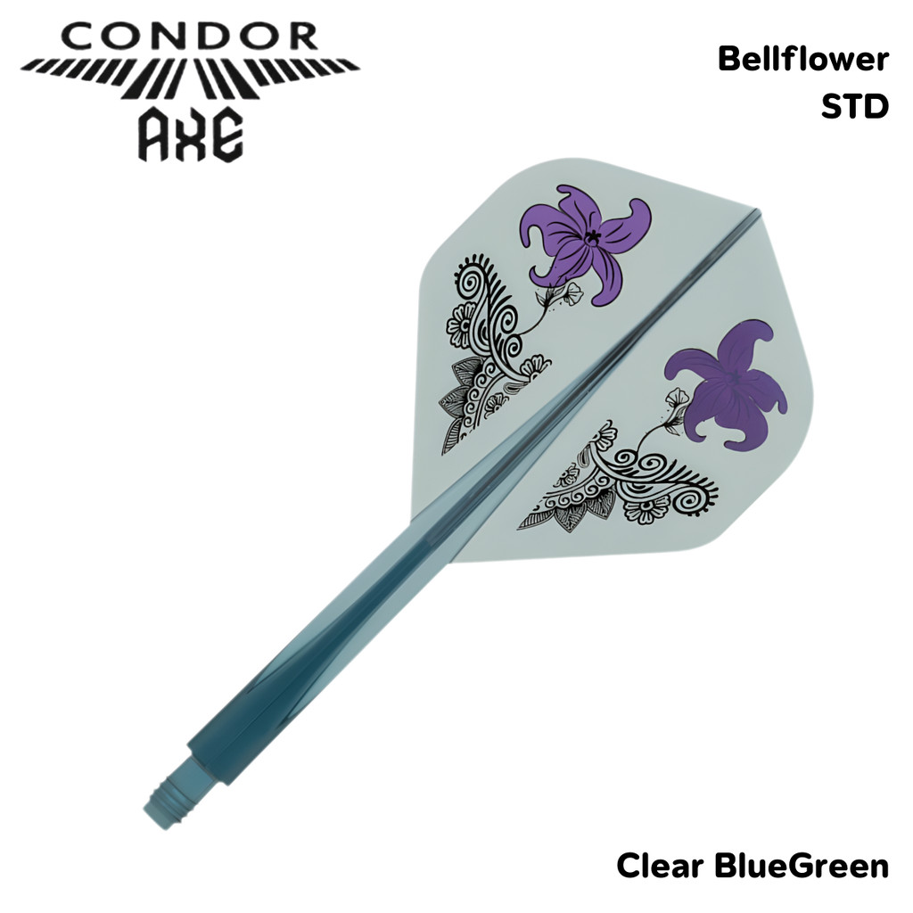 ปีกลูกดอกปาเป้า CONDOR AXE Bellflower Darts Flights Standard Shape