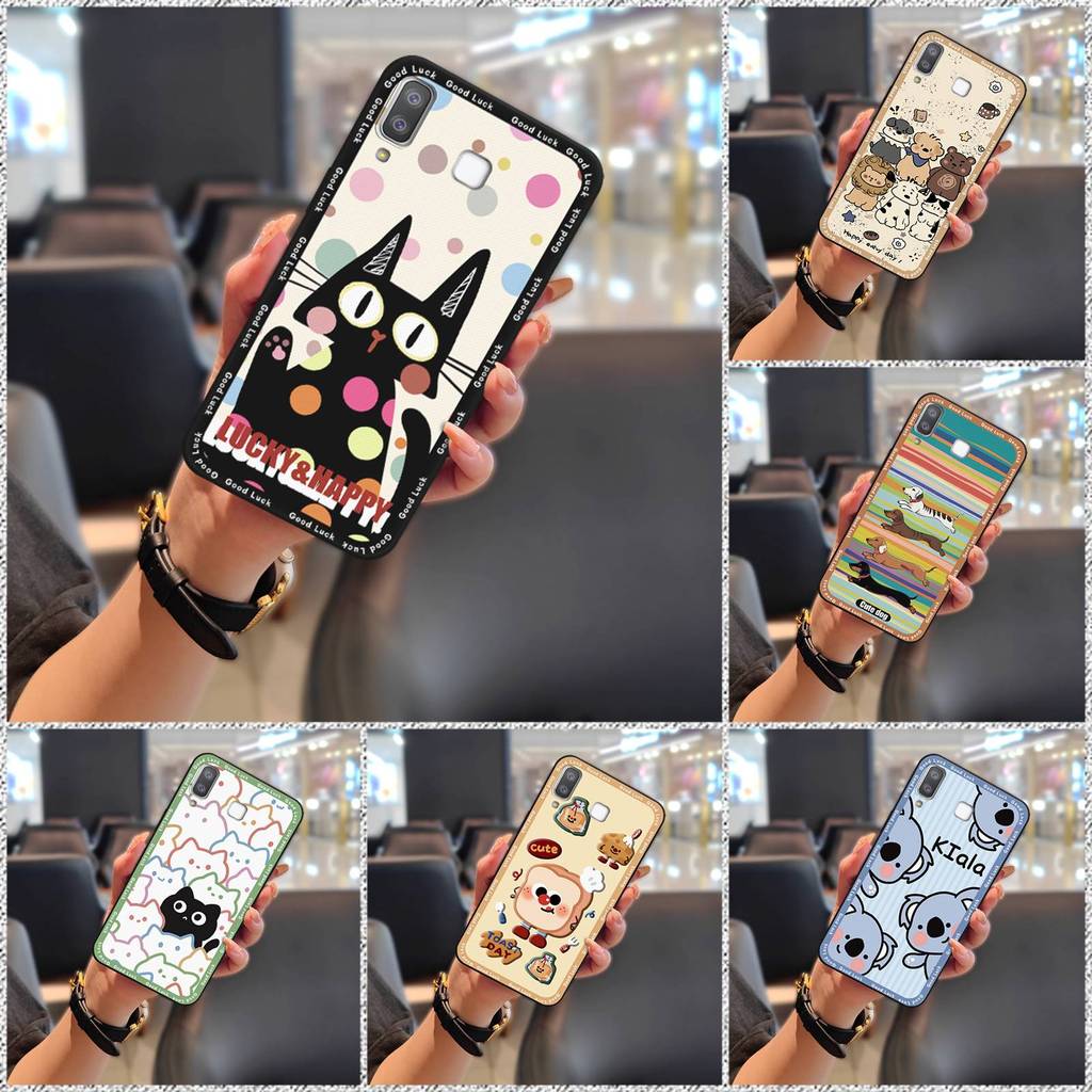 เคสนุ่มน่ารัก Samsung Galaxy A9 Star/A8 Star/SM-G8850 เคสโทรศัพท์ Texture ตลกหรูหราผู้ชายผู้หญิงสไตล