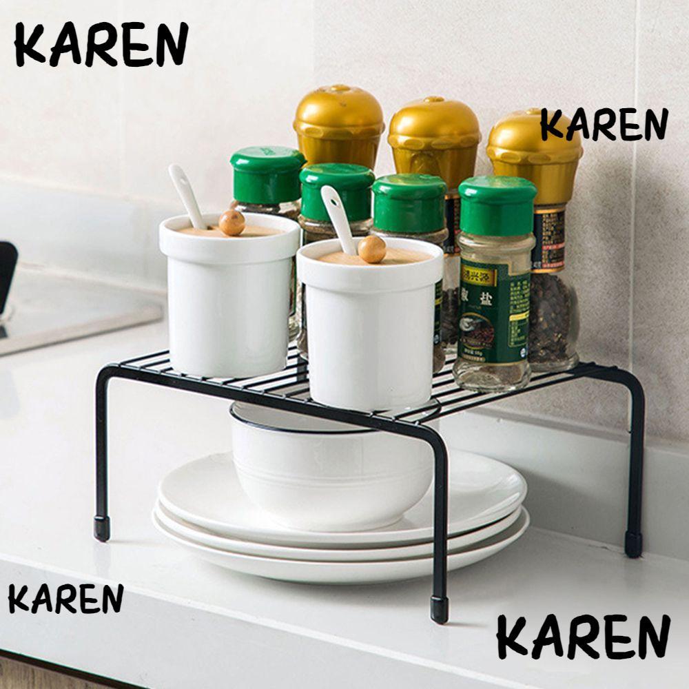 KARENGOODS ชั้นเก็บของ ขายร้อน Iron Single Layer Cupboard Shelf