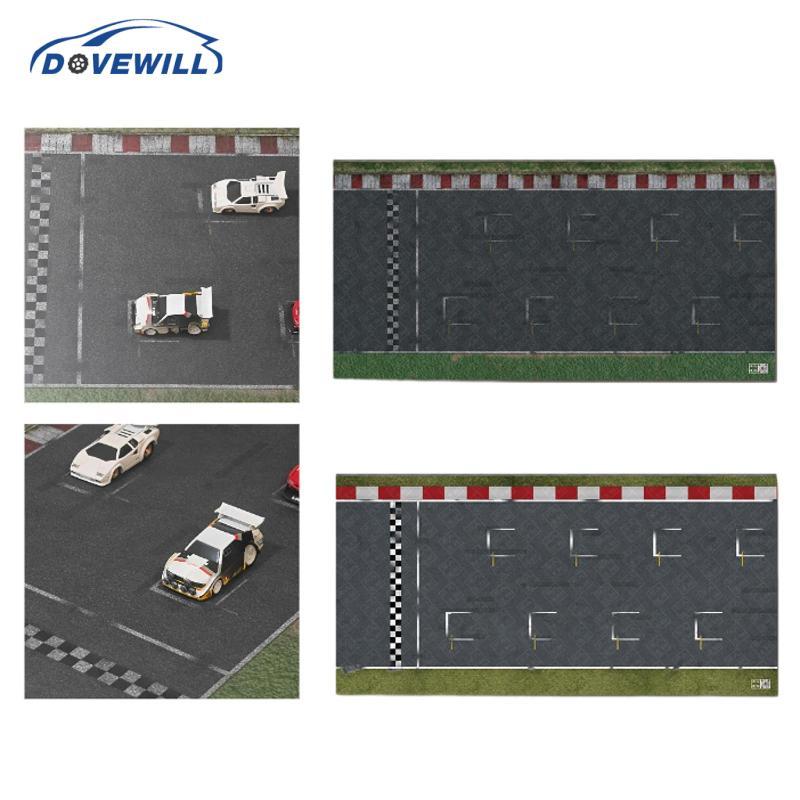 [Dovewill] 1:64 Scale Garage Parking Table Cloth Pad ของขวัญสะสมสําหรับเด็กผู้ชาย Mini Diecast Car S