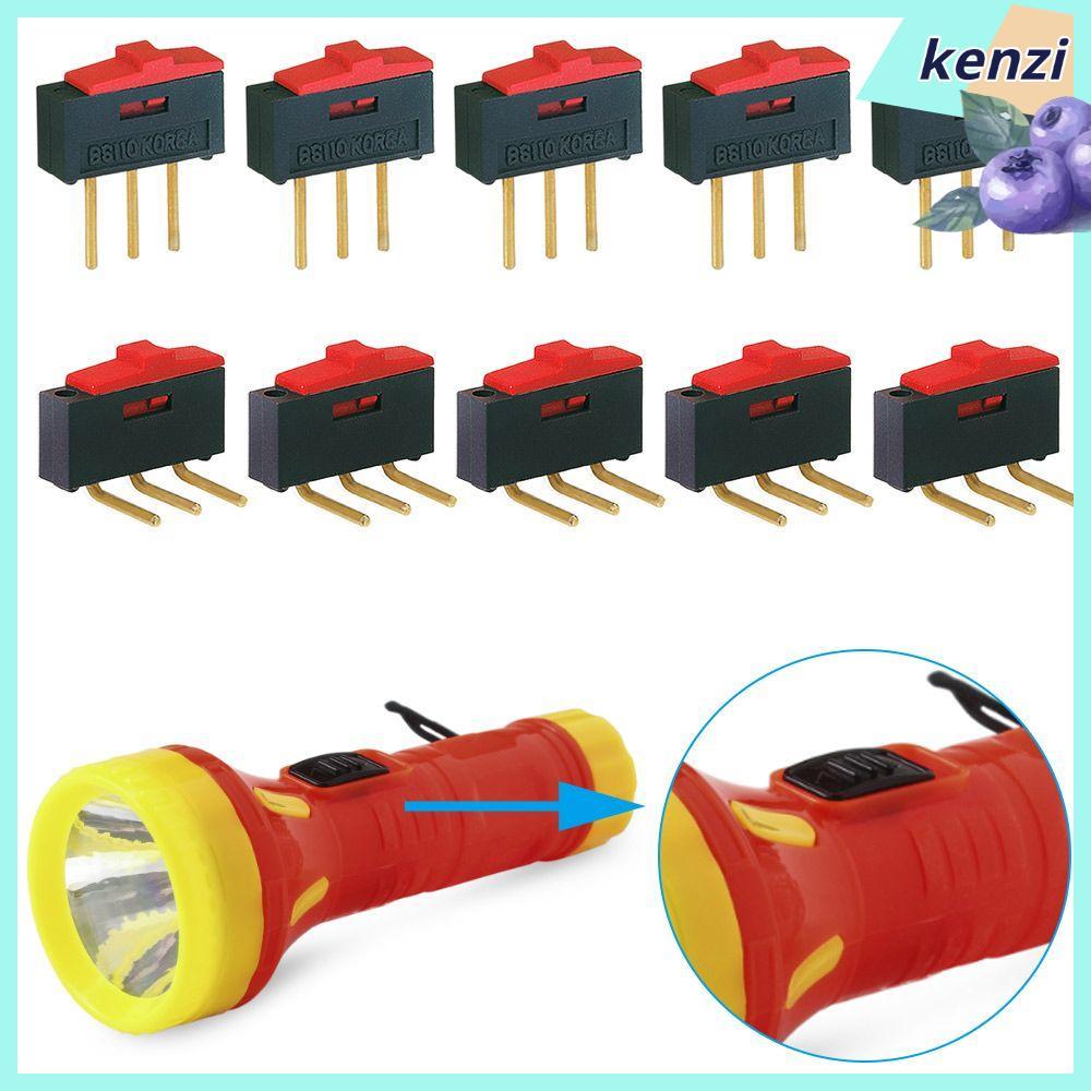 KENZI 5 ชิ้นสลับสวิตช์ทนทานสีแดง Mini BSI-10/BSI-10H