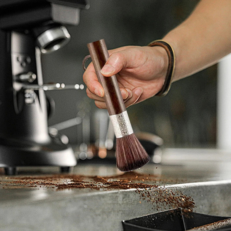 6 ชิ้นกาแฟ Portafilter ชุดแปรงทําความสะอาดเครื่องบดกาแฟเครื่องแปรงทําความสะอาดชุดสําหรับเครื่องชงกาแ